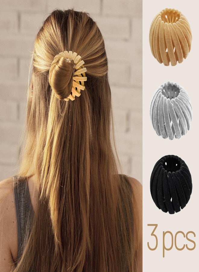 Sizobi Hair Barrettes & Scrunchies for Women's Hair for Every Hair Type Bird Nest Ponytail Holders - Image 5